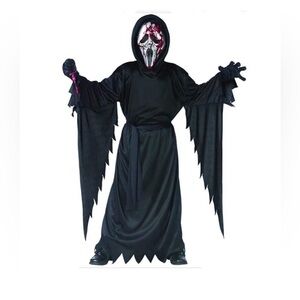 Fun World Scream Bleeding Ghost Face Costume Halloween Large 12/14